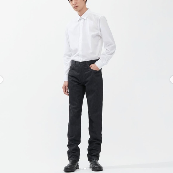Helmut Lang x Uniqlo Black Denim Jeans - Size 33 - Picture 1 of 6